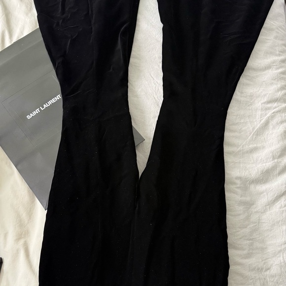 Saint Laurent Black Flare Pants | size 40 | brand new with tags | paid 2800$ - Picture 10 of 14